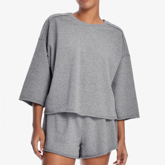 Paper Label Tops - PAPER LABEL Chandler Pullover Top Gray Size XL